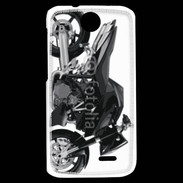 Coque HTC Desire 310 Tuning moto noire