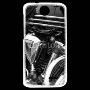 Coque HTC Desire 310 Moto et chrome