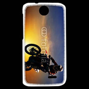 Coque HTC Desire 310 Motocross et soleil