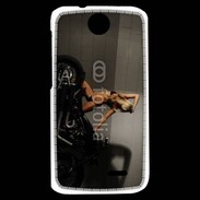 Coque HTC Desire 310 Femme sexy moto 3