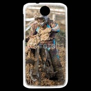 Coque HTC Desire 310 Moto cross dans la boue 15