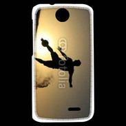 Coque HTC Desire 310 beach soccer couché du soleil