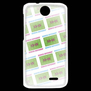 Coque HTC Desire 310 Dégradé Bonus Offensif-défensif Blanc