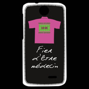 Coque HTC Desire 310 Médecin Bonus offensif-défensif Noir
