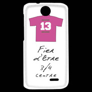 Coque HTC Desire 310 3/4 centre D Bonus offensif-défensif Blanc
