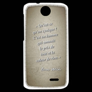Coque HTC Desire 310 Cynique Sepia Citation Oscar Wilde
