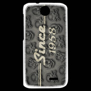 Coque HTC Desire 310 Since crane gris 1958