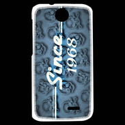 Coque HTC Desire 310 Since crane bleu 1968