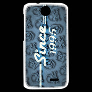 Coque HTC Desire 310 Since crane bleu 1995