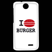 Coque HTC Desire 310 I love Burger