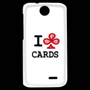 Coque HTC Desire 310 I love Cards Club