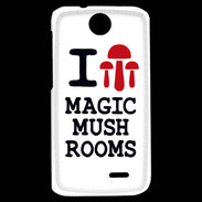 Coque HTC Desire 310 I love Mushrooms
