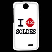 Coque HTC Desire 310 I love Soldes
