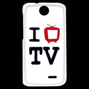 Coque HTC Desire 310 I love TV