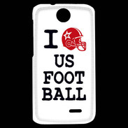 Coque HTC Desire 310 I love US Football