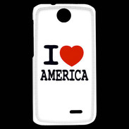 Coque HTC Desire 310 I love America