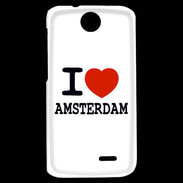 Coque HTC Desire 310 I love Amsterdam