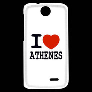 Coque HTC Desire 310 I love Athenes