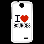 Coque HTC Desire 310 I love Bourges