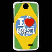 Coque HTC Desire 310 I love Brazil 3