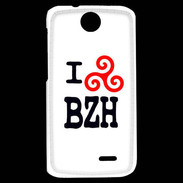 Coque HTC Desire 310 I love BZH 2