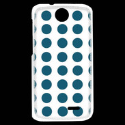 Coque HTC Desire 310 pois turquoise