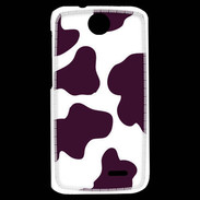 Coque HTC Desire 310 vache prune