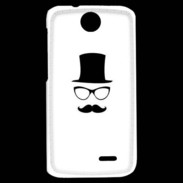Coque HTC Desire 310 chapeau moustache