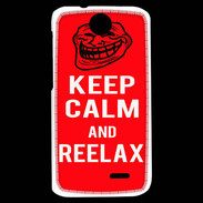 Coque HTC Desire 310 Keep Calm Reelax Rouge