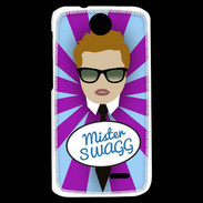 Coque HTC Desire 310 Mister Swag Roux