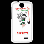 Coque HTC Desire 310 Adishatz Leçon de rugby