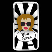 Coque HTC Desire 310 Miss Corse Rousse