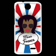 Coque HTC Desire 310 Miss France Black