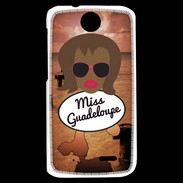 Coque HTC Desire 310 Miss Guadeloupe Black