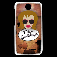 Coque HTC Desire 310 Miss Guadeloupe Rousse