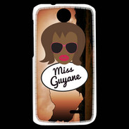 Coque HTC Desire 310 Miss Guyane Black