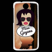 Coque HTC Desire 310 Miss Guyane Brune