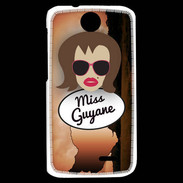 Coque HTC Desire 310 Miss Guyane Chatain