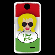 Coque HTC Desire 310 Miss Italie Blonde