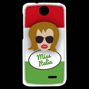 Coque HTC Desire 310 Miss Italie Rousse