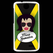 Coque HTC Desire 310 Miss Jamaica Brune