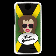 Coque HTC Desire 310 Miss Jamaica Chatain