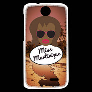 Coque HTC Desire 310 Miss Martinique Black