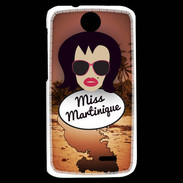 Coque HTC Desire 310 Miss Martinique Brune
