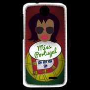 Coque HTC Desire 310 Miss Portugal Black