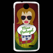 Coque HTC Desire 310 Miss Portugal Rousse