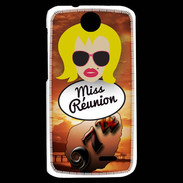 Coque HTC Desire 310 Miss Réunion Blonde