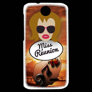 Coque HTC Desire 310 Miss Réunion Rousse