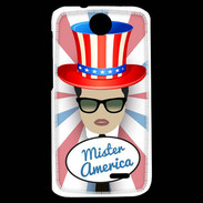 Coque HTC Desire 310 Mister América Brun
