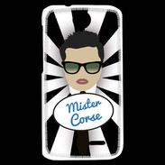 Coque HTC Desire 310 Mister Corse Brun